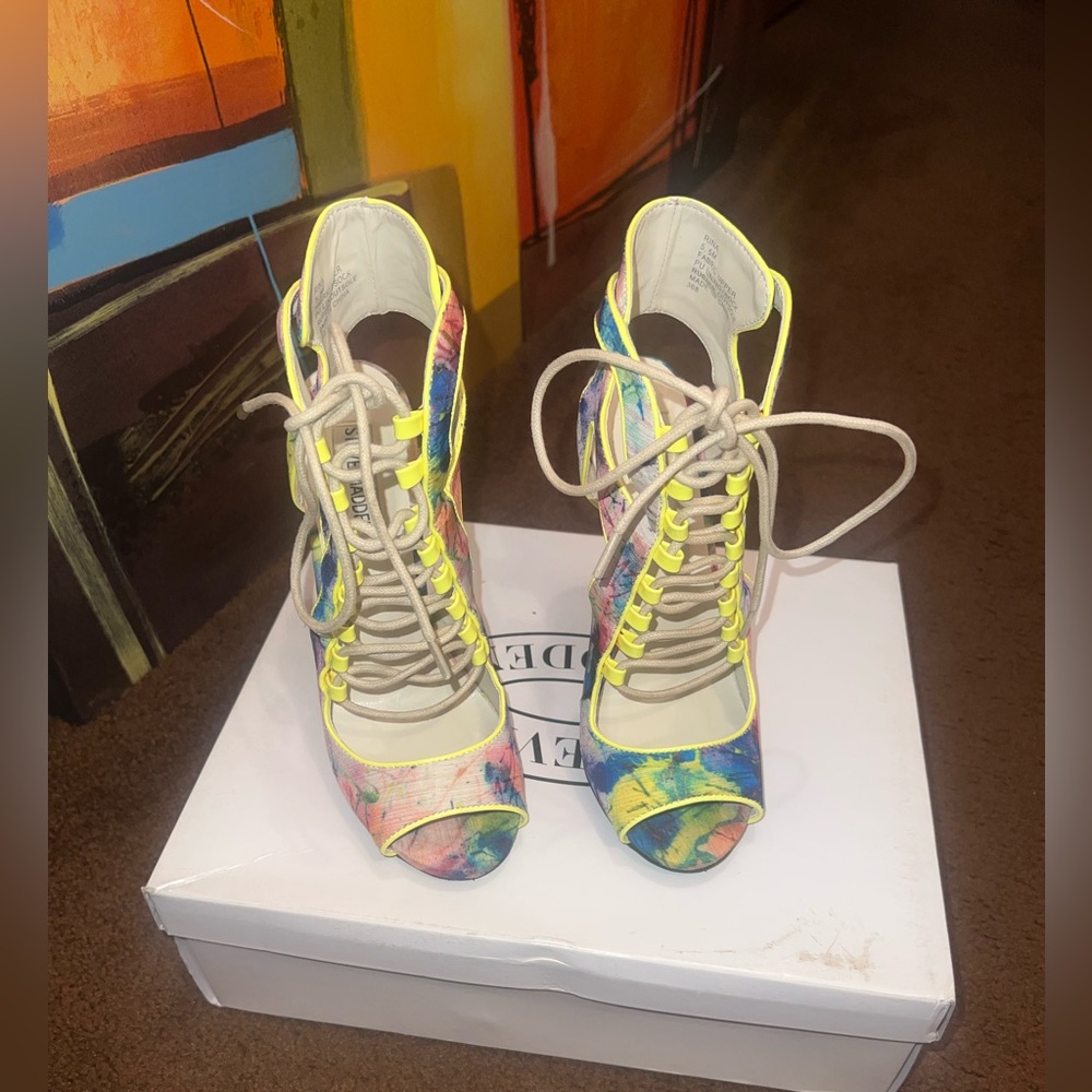 Colorful Splash heels